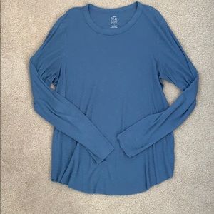 Aerie Real Soft Ribbed Long Sleeve Tee